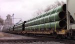 Pipe loads on the NS